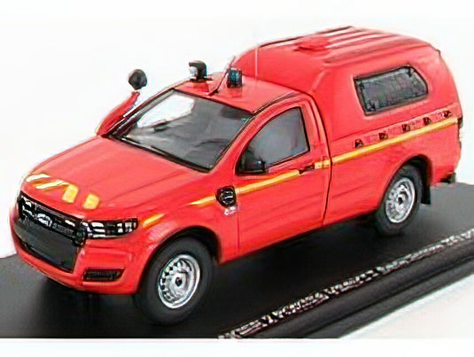 FORD USA - RANGER PICK-UP CLOSED VSAVTT SAPEURS POMPIERS 2017 - RED /ALARME 1/43 ミニカー