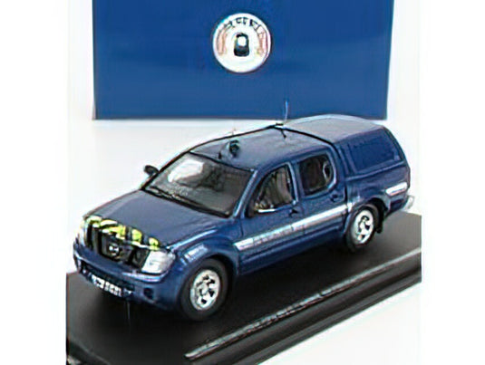 NISSAN - NAVARA DOUBLE CABINE PICK-UP CLOSED INTERVENTION GENDARMERIE 2011 - BLUE /ALARME 1/43 ミニカー