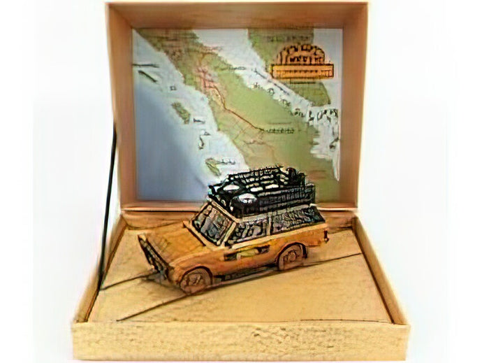 LAND ROVER - RANGE ROVER N 0 RALLY CAMEL TROPHY SUMATRA DIRTY VERSION 1981 - YELLOW /ALMOST-REAL 1/43 ミニカー