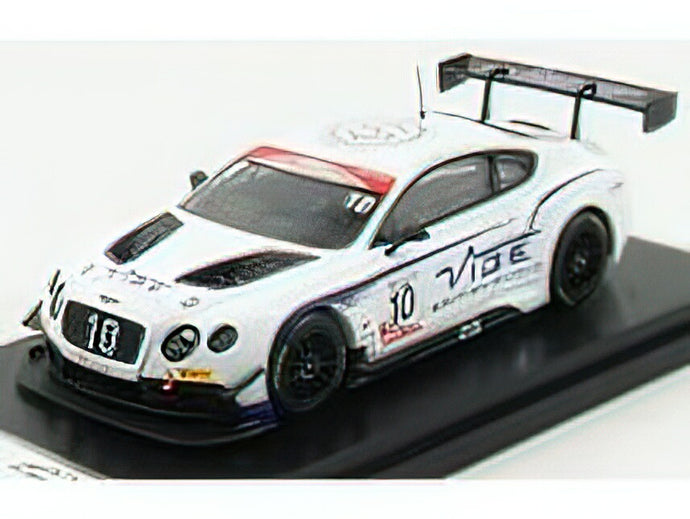 BENTLEY - CONTINENTAL GT3 TEAM JORDAN WITT RACING N 10 GT CUP SERIES CHAMPIONS 2016 - WHITE /ALMOST-REAL 1/43 ミニカー