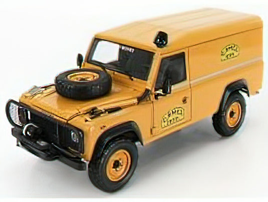 LAND ROVER - DEFENDER 110 SUPPORT UNIT RALLY CAMEL TROPHY BORNEO 1989 - YELLOW /ALMOST-REAL 1/18 ミニカー