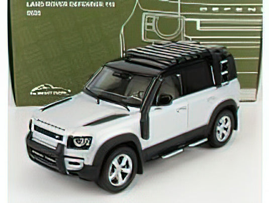 LAND ROVER - NEW DEFENDER 110 WITH ROOF PACK 2020 - SILVER /ALMOST-REAL 1/18 ミニカー
