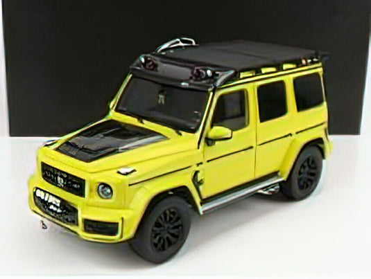 MERCEDES BENZ - G-CLASS G63 BRABUS AMG (W463) V8 BITURBO WITH ADVENTURE PACKAGE 2020 - ELECTRIC BEAM YELLOW /ALMOST-REAL 1/18 ミニカー