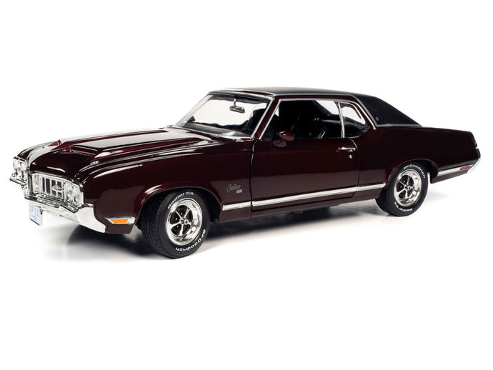 1970 Oldsmobile Cutlass SX in Burgundy Mist /AMEAMERICAN MUSCLE 1/18 ミニカー