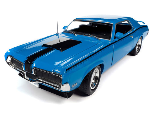 1970 Mercury Cougar Hardtop in Competition Blue - Muscle Car and Corvette Nationals Edition /AMEAMERICAN MUSCLE 1/18 ミニカー