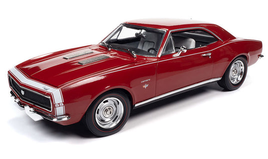 Hemmings - 1967 Chevrolet Camaro SS/RS in Bolero Red /AMEAMERICAN MUSCLE 1/18 ミニカー