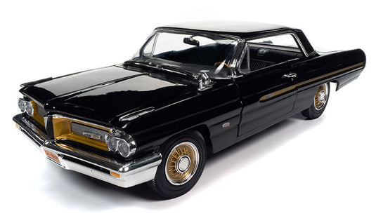 1962 Pontiac Grand Prix Hardtop in Starlight Black -Fireball Roberts Edition /AMEAMERICAN MUSCLE 1/18 ミニカー