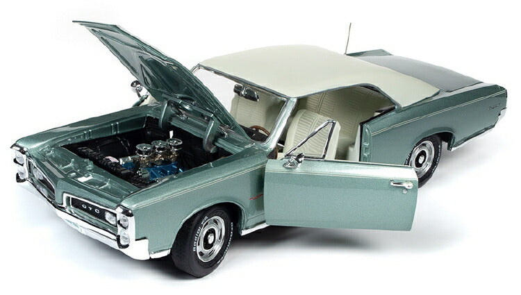 ギャラリービューアに画像をロードする, 1966 Pontiac GTO Hardtop (Hemmings Motor News) /AMERICAN MUSCLE 1/18 ミニカー

