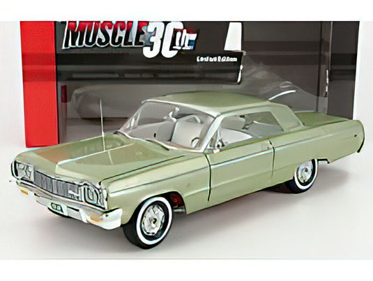 CHEVROLET - IMPALA SS 409 HARD-TOP CABRIOLET 1964 - GREEN MET  /AutoWorld 1/18 ミニカー