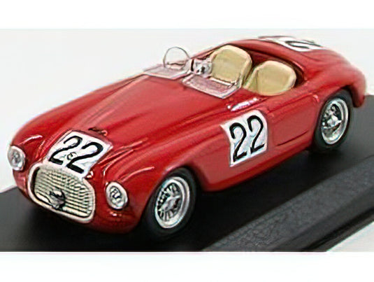 FERRARI - 166MM 2.0L V12 SPIDER TEAM PETER MITCHELL-THOMSON N 22 WINNER 24h LE MANS 1949 L.CHINETTI - L.SELSDSON - RED /ART-MODELART-MODEL 1/43ミニカー
