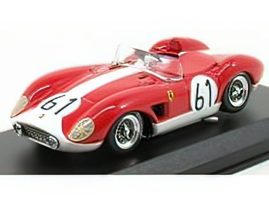 FERRARI - 500 TRC TEAM G.KOCHERT N 61 24h LE MANS 1957 G.KOETCHER - E.BAUER - RED WHITE /ART-MODELART-MODEL 1/43ミニカー