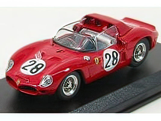 FERRARI - DINO 246SP SPIDER 2.4L V6 TEAM SPA FERRARI SEFAC N 28 24h LE MANS 1962 R.RODRIGUEZ - P.RODRIGUEZ - RED /ART-MODELART-MODEL 1/43ミニカー
