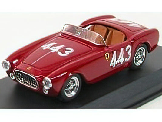 FERRARI - 225S SPIDER N 443 GIRO DI SICILIA 1952 TARUFFI - VANDELLI - BORDEAUX /ART-MODELART-MODEL 1/43ミニカー