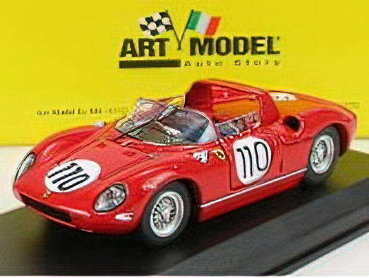 FERRARI - 250P ch.0812 N 110 WINNER 1000 Km NURBURGRING 1963 J.SURTEES - W.MAIRESSE - RED /ART-MODELART-MODEL 1/43ミニカー
