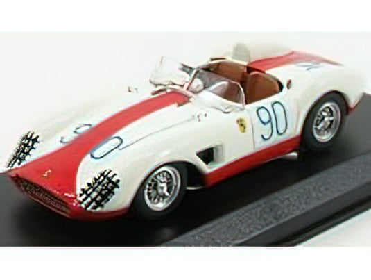 FERRARI - 500 TRC N 90 TARGA FLORIO 1958 STARRABBA - CORTESE - WHITE RED /ART-MODELART-MODEL 1/43ミニカー