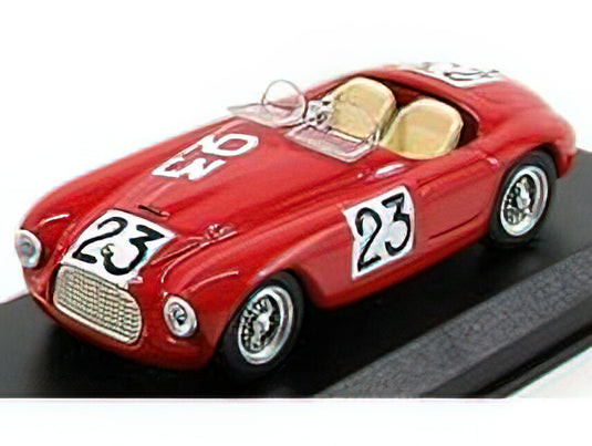 FERRARI - 166MM 2.0L V12 SPIDER TEAM J.A.PLISSON N 23 24h LE MANS 1949 J.LUCAS - P.L.DREYFUS "FERRET" - RED /ART-MODELART-MODEL 1/43ミニカー