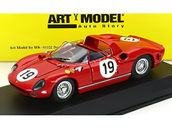 FERRARIフェラーリ 330P 4.0L V12 TEAM SEFAC FERRARI SPA N 19 3rd 24h LE MANS 1964 J.SURTEES - L.BANDINI - RED /ART-MODEL 1/43 ミニカー