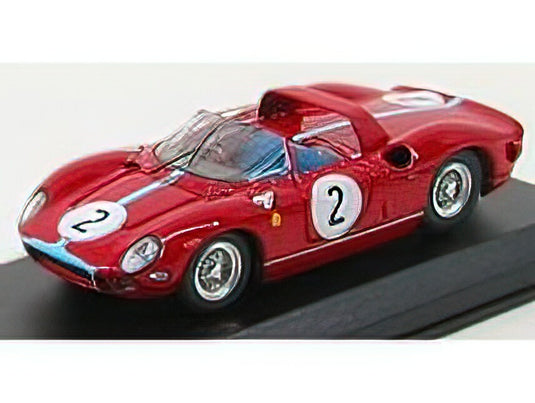 FERRARI - 330P N 2 WINNER PARIS 1964 HILL - BONNIER - RED /ART-MODELART-MODEL 1/43ミニカー