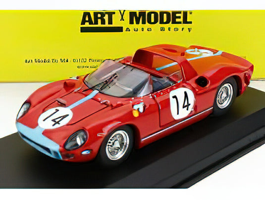 FERRARIフェラーリ 330P 4.0L V12 SPIDER TEAM MARANELLO CONCESSIONAIRES N 14 2nd 24h LE MANS 1964 J.BONNIER - G.HILL /ART-MODEL 1/43 ミニカー