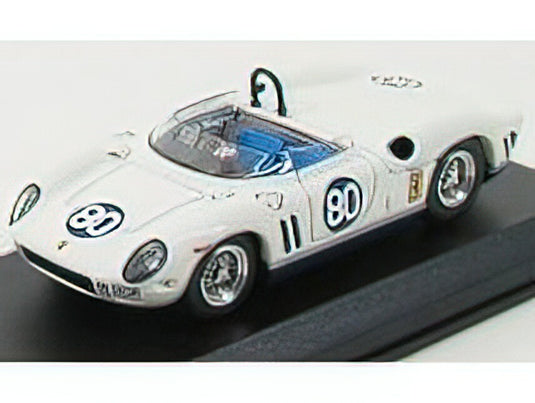 FERRARI - 365P SPIDER N 80 BRIDGEHAMPTON 1964 L.SCARFIOTTI - WHITE /ART-MODELART-MODEL 1/43ミニカー
