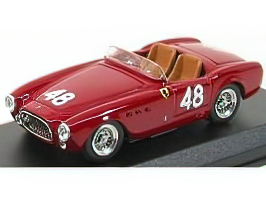 FERRARI - 225s N 48 TARGA FLORIO 1952 V.MARZOTTO - RED /ART-MODELART-MODEL 1/43ミニカー