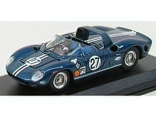 FERRARI - 330P N 27 SEBRING 1965 KOLB - FLUP - BLUE MET /ART-MODELART-MODEL 1/43ミニカー