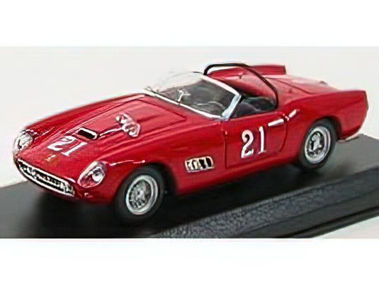 FERRARI - 250 GT LWB CALIFORNIA SPIDER ch.1699 N 21 NASSAU 1960 W.VON TRIPS  - RED /ART-MODELART-MODEL 1/43ミニカー