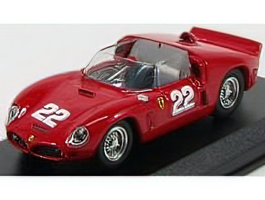 FERRARI - DINO 246SP N 22 TEST LE MANS 1961 VON TRIPS - HILL - MAIRESSE - RED /ART-MODELART-MODEL 1/43ミニカー