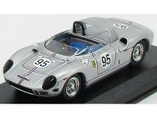FERRARI - 330P SPIDER N 95 BRIDGEHAMPTON 1966 B.GROSSMAN - SILVER /ART-MODELART-MODEL 1/43ミニカー