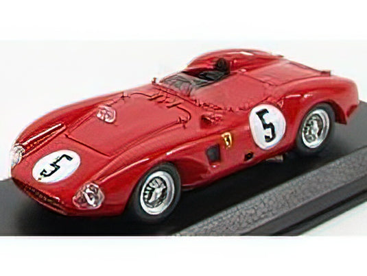 FERRARI - 625 LM SPIDER N 5 ROAD AMERICA ELKHART LAKE 1962 GERBER - BRIDGE - RED /ART-MODELART-MODEL 1/43ミニカー