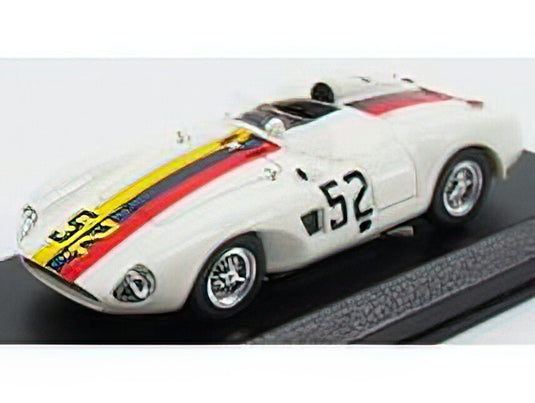 FERRARI - 625 LM SPIDER N 52 1000km BUENOS AIRES 1957 P.DROGO - WHITE /ART-MODELART-MODEL 1/43ミニカー