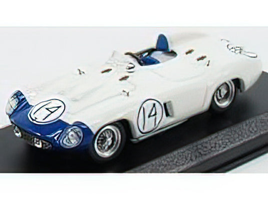 FERRARI - 857 S SPIDER N 14 CUBA 1957 P.HILL - WHITE BLUE /ART-MODELART-MODEL 1/43ミニカー