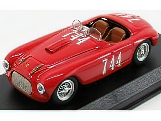 FERRARI - 195S BARCHETTA SPIDER ch.0060 N 744 WINNER GIRO DELLA CALABRIA 1950 SERAFINI - SALAMI - RED /ART-MODELART-MODEL 1/43ミニカー