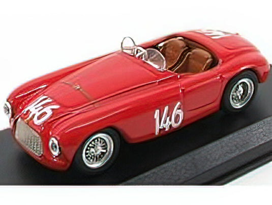 FERRARI - 166MM BARCHETTA ABARTH SPIDER N 146 WINNER COPPA D'ORO 1950 G.MARZOTTO - RED /ART-MODELART-MODEL 1/43ミニカー