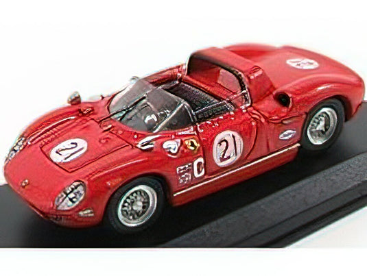 FERRARI - 330P SPIDER N 21 ROAD AMERICA 1967 COOPER - DREXLER - RED /ART-MODELART-MODEL 1/43ミニカー