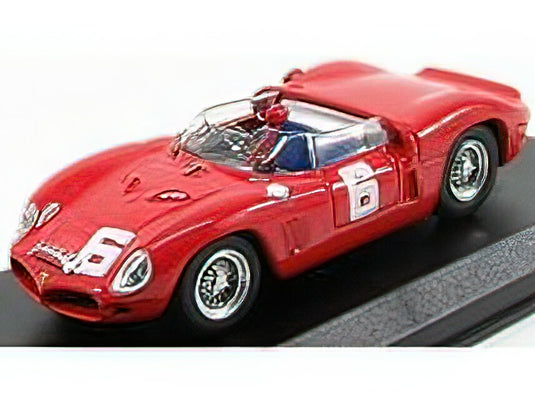 FERRARI - 246SP DINO SPIDER N 6 (CHASSIS N 0022M) WINNER GUARDS TROPHY  BRANDS HATCH 1962 M.PARKES - RED /ART-MODELART-MODEL 1/43ミニカー