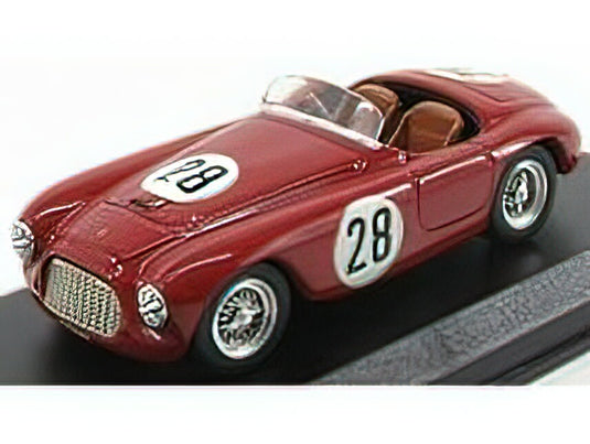 FERRARI - 166 MM BARCHETTA N 28 (CHASSIS N 0790) 6th CLASS PORTUGAL GRAND PRIX 1952 C.BIONDETTI - RED /ART-MODELART-MODEL 1/43ミニカー
