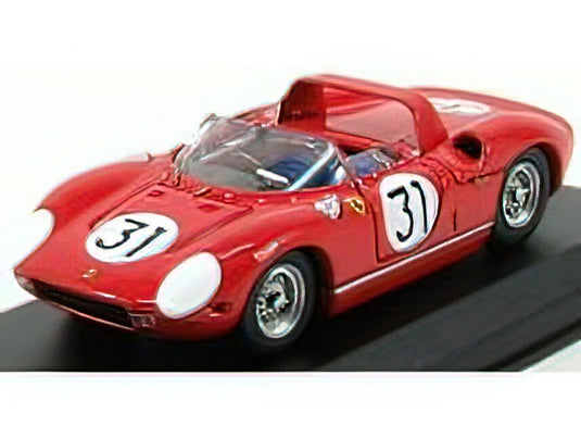 FERRARI - 250P SPIDER ch.0812 N 31 2nd 12h SEBRING 1963 MAIRESSE - VACCARELLA - BANDINI - RED /ART-MODELART-MODEL 1/43ミニカー