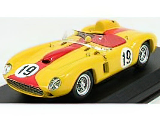 FERRARI - 290MM SPIDER ch.0606 N 19 4th PORTUGAL MONSANTO GP 1957 A.DE CHANGY - YELLOW /ART-MODELART-MODEL 1/43ミニカー
