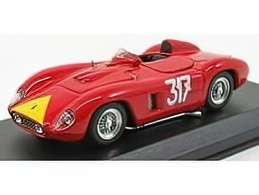 FERRARI - 500TR SPIDER ch.0610 N 317 GIRO DI SICILIA 1956 G.STARRABBA - RED YELLOW /ART-MODELART-MODEL 1/43ミニカー