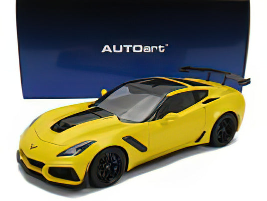 コルベット（黄色）1/18 箱付き　AUTOart 新品 71277 オートアート 1/18 シボレー コルベット (C7) ZR1