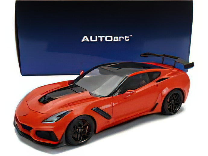 CHEVROLETコルベット C7 ZR1 2017 - ORANGE/Autoartオートアート 1/18