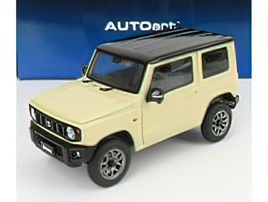 SUZUKI - JIMNY JB64 LHD 2018 - CHIFFON IVORY MET /Autoart 1/18 ミニカー