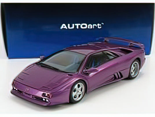 LAMBORGHINI - DIABLO SE30 30th ANNIVERSARY EDITION 1994 - PURPLE MET /Autoart 1/18 ミニカー