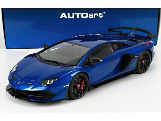 LAMBORGHINI  AVENTADOR SVJ 2018 - NETHUNS BLUE MET/Autoartオートアート 1/18