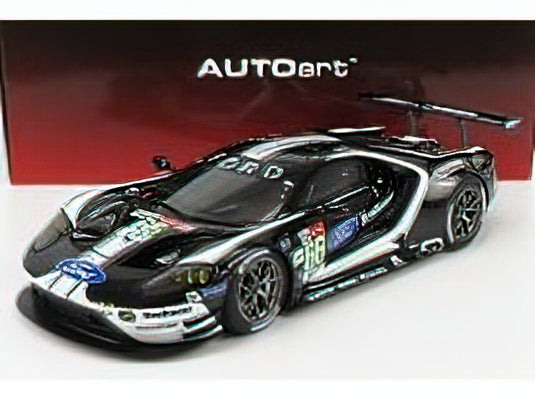 FORD USA - GT FORD ECOBOOST 3.5L TURBO V6 TEAM FORD CHIP GANASSI UK N 66 6th LMGTE PRO CLASS 24h LE MANS 2019 S.MUICKE - O.PLA - B.JOHNSON - BLACK WHITE /Autoart 1/18 ミニカー