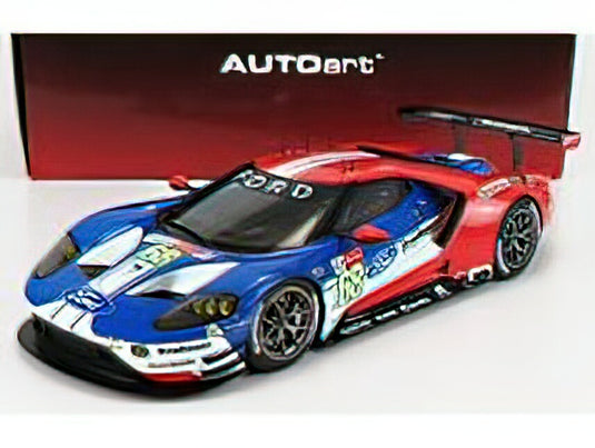 FORD USA - GT FORD ECOBOOST 3.5L TURBO V6 TEAM FORD CHIP GANASSI USA N 68 24h LE MANS 2019 S.BOURDAIS - J.HAND - D.MULLER - RED WHITE BLUE /Autoart 1/18 ミニカー