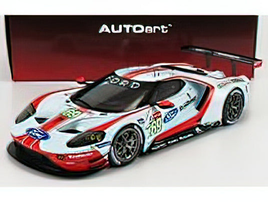 FORD USA - GT FORD ECOBOOST 3.5L TURBO V6 TEAM FORD CHIP GANASSI USA N 69 24h LE MANS 2019 R.BRISCOE - S.DIXON - R.WESTBROOK - LIGHT BLUE RED /Autoart 1/18 ミニカー