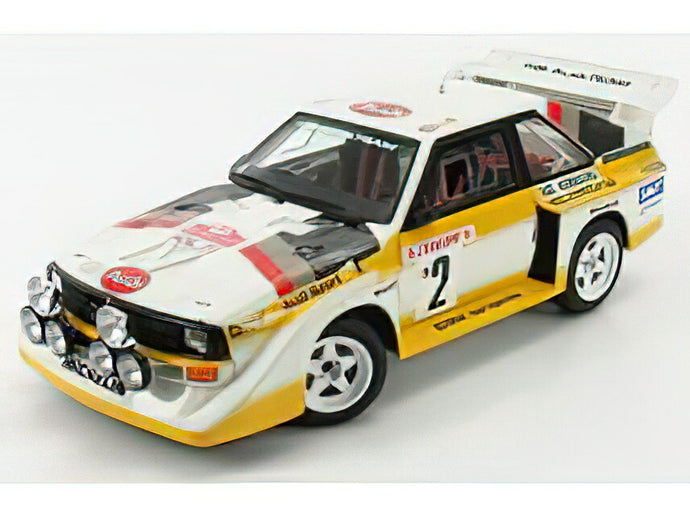 AUDI  QUATTRO SPORT S1 N 2 4th RALLY MONTECARLO 1986 W.ROHRL - C.GEISTDORFER/Autoartオートアート 1/18