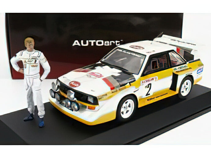 AUDI  QUATTRO SPORT S1 N 2 4th RALLY MONTECARLO 1986 W.ROHRL - C.GEISTDORFER/Autoartオートアート 1/18